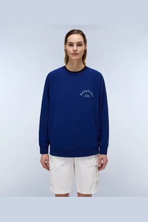 Napapijri Sweatshirt »B-FETE C W BELLWETHER BLUE«, mit Logo-Print