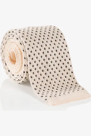 Cinque Krawatte, (1 St.), mit feinem Hahnentrittstrickmuster