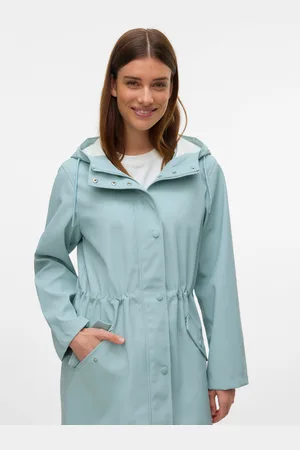 VERO MODA Regenjacke »VMMALOU COATED JACKET«, mit Kapuze