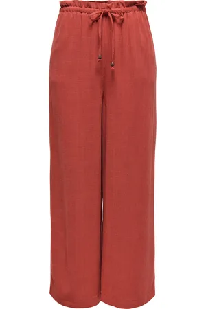 ONLY Schlupfhose »ONLSOLVI MW LINEN BL PB CULOTTE CC PNT«, mit Leinen