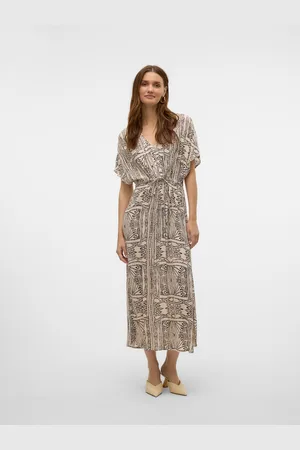 VERO MODA Maxikleid »VMMENNY SS 7/8 KAFTAN WVN GA«