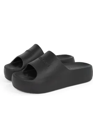 Tommy Hilfiger Pantolette »TJW CHUNKY POOL SLIDE ESS«, Plateau, Sommerschuh, Schlupfschuh, Bequemschuh, Logoschriftzug