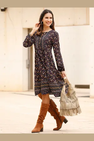 Classic Basics Druckkleid »Druck-Kleid«