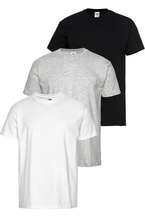 Fruit Of The Loom T-Shirt, (Packung, 3 tlg.), mit Rundhalsausschnitt