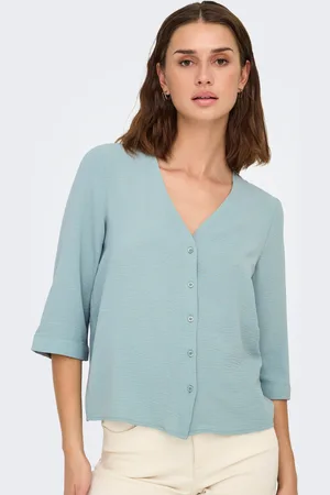 JDY Shirtbluse »LION CAPOTE 3/4 SHIRT WVN NOOS«