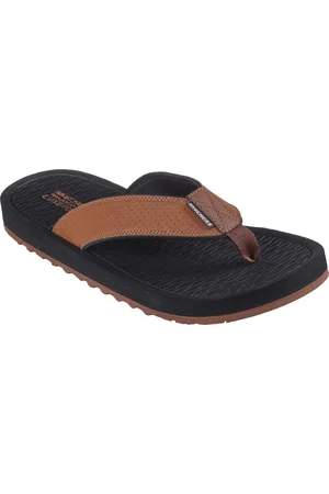 Skechers Zehentrenner »TANTRIC-COPANO«, Sommerschuh, Schlappen, Poolslides, Badeschuh, mit Luxe Foam