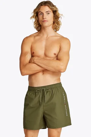 Tommy Hilfiger Badeshorts »MEDIUM DRAWSTRING«, mit Logostickerei an der Hüfte