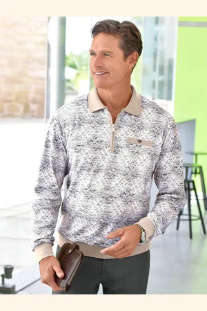marco donati Poloshirt »Langarm-Poloshirt«, (1 tlg.)