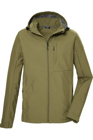 Killtec Softshelljacke »KOS 103 MN SFTSHLL JCKT«, Wasserabweisende, winddichte Softshelljacke, PFAS-frei imprägniert
