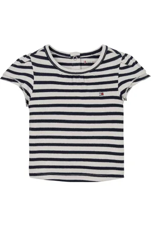 Tommy Hilfiger T-Shirt »STRIPED RIB TEE SS«, mit Streifenmuster