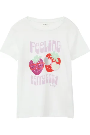 QS by s.Oliver T-Shirt, im Loose Fit mit Effektprint