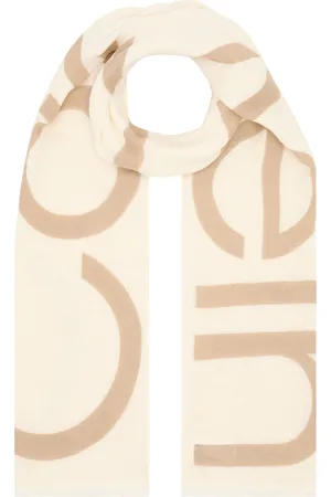 Calvin Klein Schal »BOLD LOGO COTTON HEMP SCARF«, mit Logo-Print