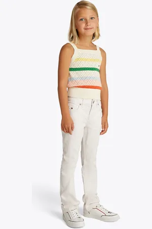 Tommy Hilfiger Weite Jeans »FLARE WHITE JEANS«, im modernen Look