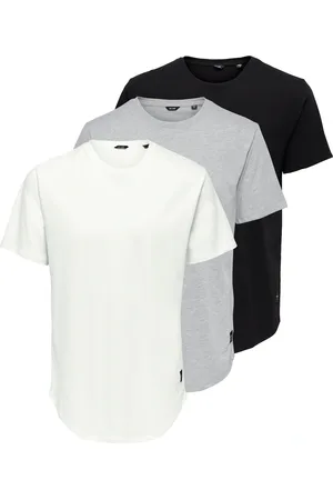 Only & Sons T-Shirt »ONSMATT LONGY SS TEE 3-PACK«, (Packung, 3 tlg., 3er-Pack)
