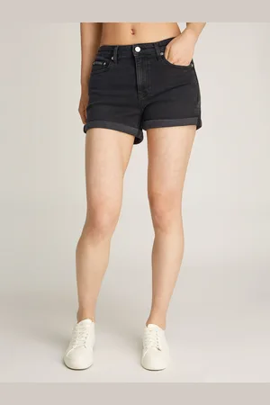 Calvin Klein Shorts »MID RISE SHORT«, mit Umschlagsaum