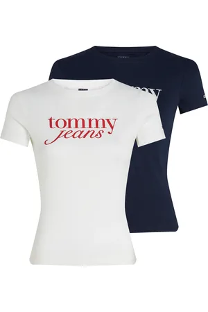 Tommy Hilfiger T-Shirt »TJW 2PACK ESSENTIAL LOGO TEE«, (Packung, 2 tlg.), mit Logodruck