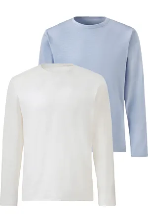 john devin Langarmshirt, (2er-Pack), Longsleeve in hochwertiger slub-yarn Qualität