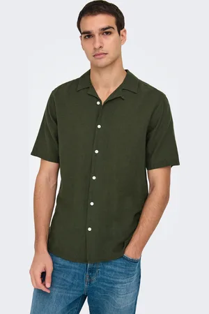 Only & Sons Kurzarmhemd »ONSCAIDEN SS SOLID RESORT LINEN NOOS«