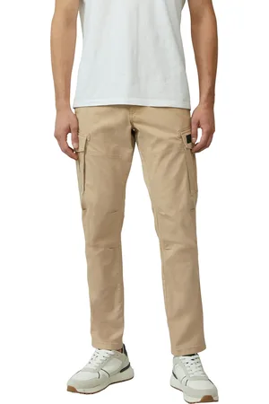 QS by s.Oliver Cargohose, mit Garment Dye und Straight Leg