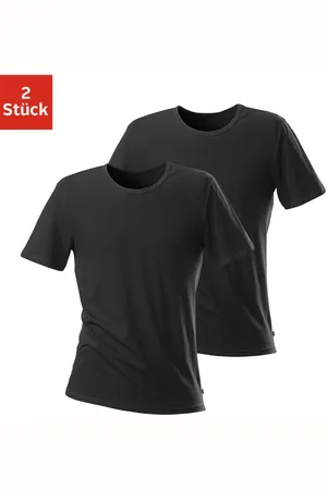 H.I.S T-Shirt, (2er-Pack), mit Rundhalsausschnitt perfekt als Unterziehshirt