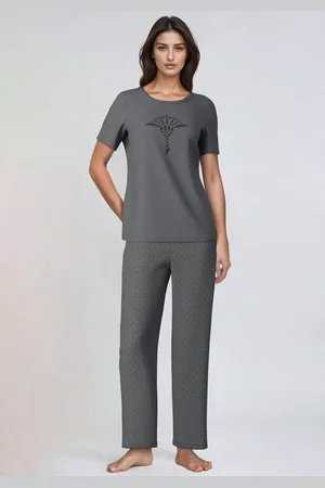 JOOP! 7/8-Hose »Luxe«, mit integriertem Logomuster