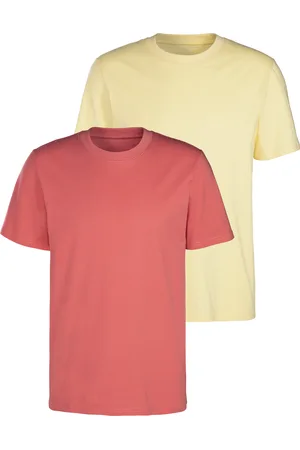 KangaROOS T-Shirt, (2er-Pack), Freizeitshirt mit Kurzarm, Rundhals aus reine Baumwolle