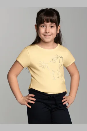 Trigema T-Shirt » T-Shirt mit glitzerndem Pferde-Printmotiv«, (1 tlg.)