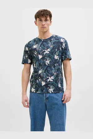 JACK & JONES Rundhalsshirt »JJEBRYAN AOP TEE S/S O-NECK NOOS«, mit All-Over Print