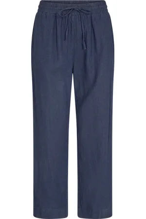 Freequent 7/8-Hose »FQLAVA-ANKLE-PA«, aus Leinen und mit Kordelzug