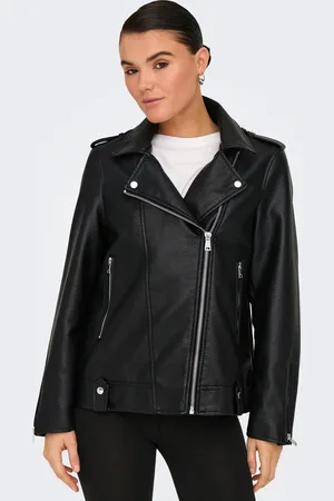 ONLY Lederimitatjacke »ONLMILLE FAUX LEATHER JACKET OTW«