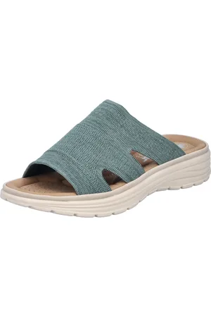 Rieker Pantolette, Sommerschuh, Hausschuh, Schlappen, Strandschuh mit Fußbett