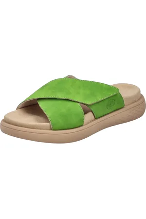 Rieker Pantolette, Sommerschuh, Strandschuh, Hausschuh, Schlappen mit bequemem Fußbett