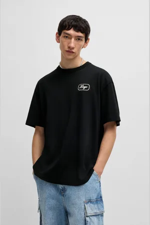 Hugo Blue T-Shirt »Nampie«, mit großem Aufdruck
