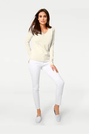 Heine Strickpullover »V-Pullover«