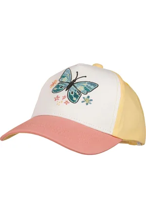 maximo Baseball Cap, Mädchencap Butterfly mit Stickerei