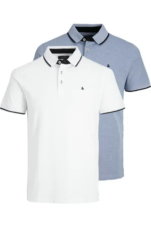 JACK & JONES Poloshirt »JJEPAULOS POLO SS 2PK MP NOOS«, (Packung, 2 tlg., 2er-Pack)