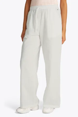 Tommy Hilfiger Webhose »TJW LINEN PANT«, mit Logostickerei