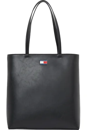 Tommy Hilfiger Tragetasche »TJW ESS MUST TOTE«, Henkeltasche, Umhängetasche, Shopper mit farbiger Logoflagge