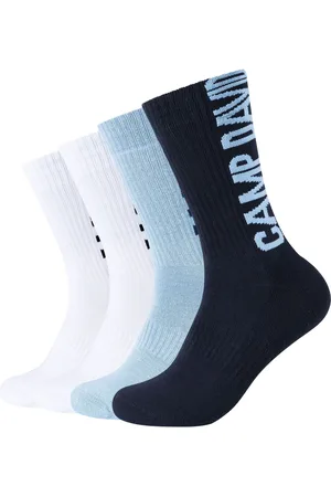 Camp David Socken »cushioned«, (4er Pack), mit auffälligem Markenlogo-Design