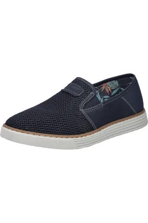 Rieker Slipper, Espadrilles, Sommerschuh mit kontrastfarbenen Ziernähten
