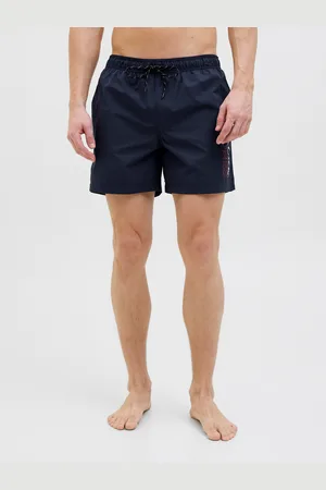 JACK & JONES Badeshorts »JPSTMAUI JJSWIM DOUBLE LOGO AKM SN«