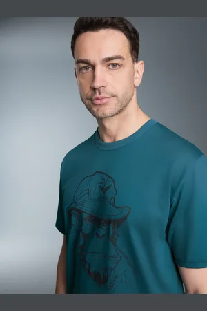 Trigema T-Shirt » T-Shirt mit Affen-Printmotiv«, (1 tlg.)
