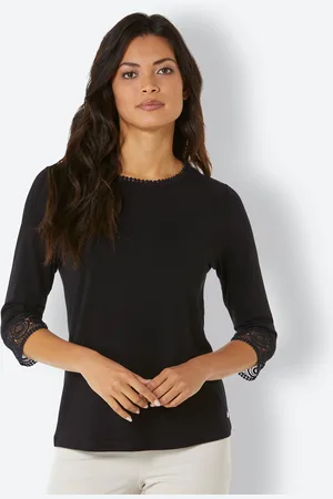 CREATION L PREMIUM 3/4-Arm-Shirt »Lyocell-Shirt«, (1 tlg.)