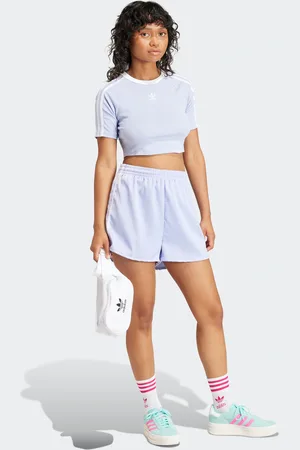 adidas T-Shirt »3 S BABY TEE«, Cropped drei Streifen Shirt