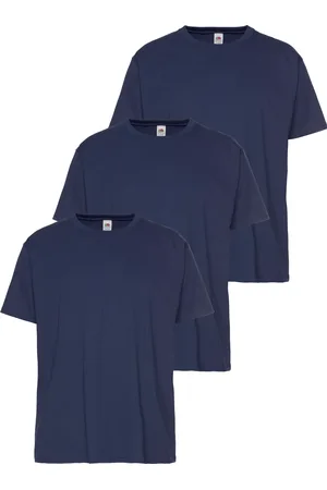 Fruit Of The Loom T-Shirt, (Packung, 3 tlg.), mit Rundhalsausschnitt