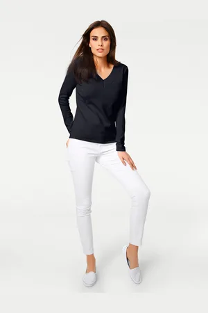 Heine Strickpullover »V-Pullover«