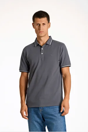 Lindbergh Poloshirt, mit Logo-Stickerei und abgesetzten Bündchen