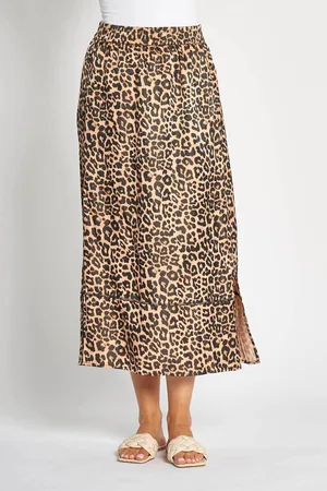 Zhrill Midirock »ANUSHA«, mit Leopard-Print - Animal-Print