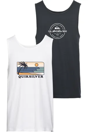 Quiksilver Tanktop »LINEUP CIRCL LOGO TANK PACK YM«, (Packung, 2 tlg.)