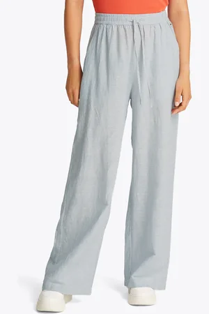 Tommy Hilfiger Webhose »TJW LINEN PANT«, mit Logostickerei